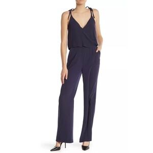 Theory Odila Jumpsuit In Navy